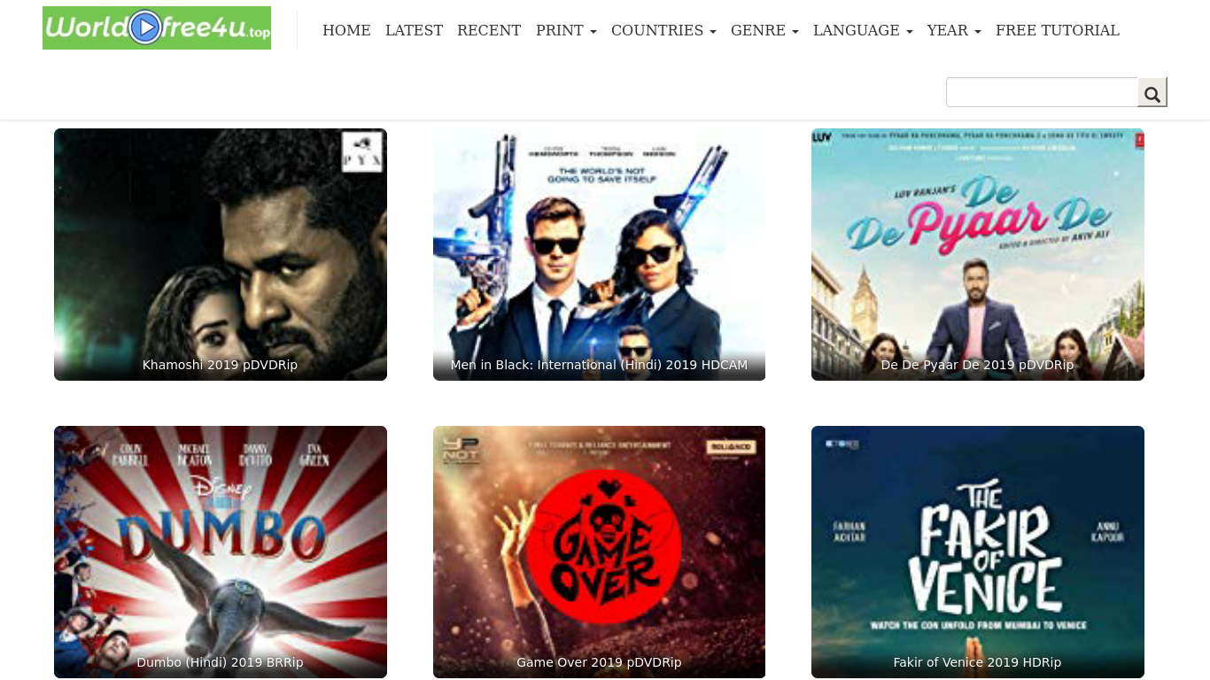 worldfree4u bollywood movies list